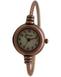 Olivia Pratt - Thin Swirl Delicate Bangle Watch - Lyst