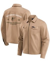 Fanatics - Darius Rucker Collection By Baltimore Orioles Distressed Washed Full-zip Jacket - Lyst