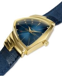 Hamilton - Swiss Ventura Textile Strap Watch 32x50mm - Lyst