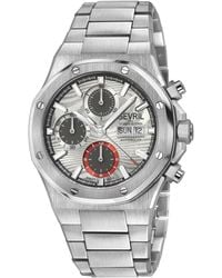 Gevril - Swiss Made Kingsgate Swiss Automatic Silver Stainless Steel Bracelet Watch - Lyst