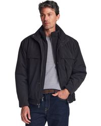 Weatherproof - Microfiber Fleece-lined Bib Front Bomber Jacket - Lyst