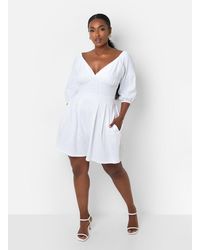 Rebdolls - Plus Size Wide Leg Romper W. Pockets - Lyst