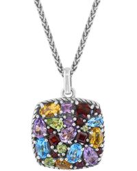 Effy - Effy Multi-gemstone Locket 18" Pendant Necklace (6-3/4 Ct. T.w. - Lyst