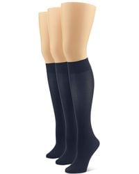 Hue - 3-pk. Soft Opaque Knee-high Socks - Lyst