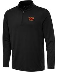 Antigua - Washington Commanders Reprocess Quarter-zip Sweatshirt - Lyst
