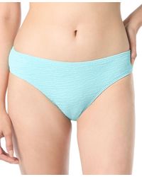 Vince Camuto - Textured High-cut Bikini Bottoms - Lyst