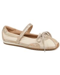 J/Slides - Pavia Nylon And Suede Mary Jane Sneaker - Lyst