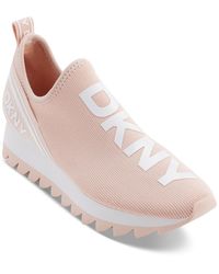 DKNY - Abbi Slip-on Logo Sock Sneakers - Lyst