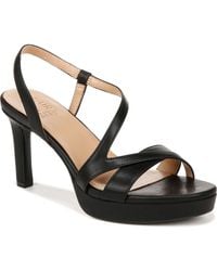 Naturalizer - Abby Open Square Toe Platform Dress Sandals - Lyst