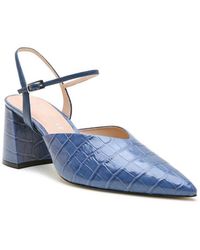Alterre - Indigo Croc Amal Customizable V Mule - Lyst