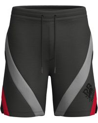 BOSS - Hugo By Colorblocked Logo Oversized 7.6" Shorts - Lyst