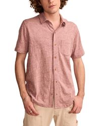 Lucky Brand - Linen Short Sleeve Button Down Shirt - Lyst