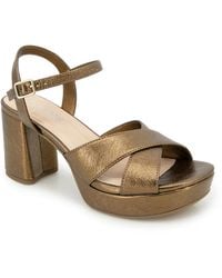 Kenneth Cole - Reeva Platform Sandals - Lyst