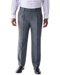 Kingsize - Big & Tall Easy Movement Pleat-front Expandable Dress Pants - Lyst