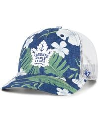 '47 - Navy/white Toronto Maple Leaf Beach Side Adjustable Trucker Hat - Lyst