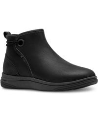 Clarks - Cloudsteppers Breeze Derby Wedge Booties - Lyst