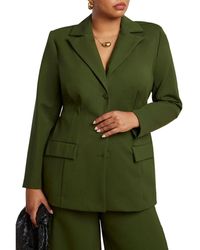 Eloquii - Plus Size Ultimate Nipped Waist Blazer - Lyst
