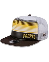 KTZ - San Diego Padres Team Horizon 9fifty A-frame Trucker Snapback Hat - Lyst