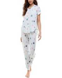 Roudelain - V-neck T-shirt & jogger Pants Pajama Set - Lyst