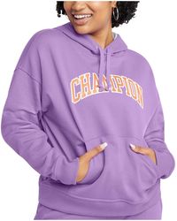 Purple Champion Hoodies for Women | Lyst