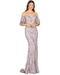 Lara - Off Shoulder Mermaid Lace Gown - Lyst