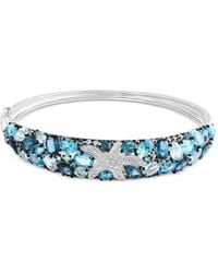 Effy - Effy Multi-gemstone Starfish Bangle Bracelet (13 Ct. T.w. - Lyst