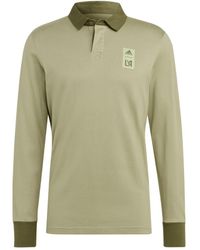 adidas - 2023 Player Lafc Travel Long Sleeve Polo Shirt - Lyst