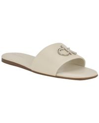Calvin Klein - Yancie Slip-on Flat Casual Sandals - Lyst