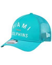 KTZ - Miami Dolphins Active Minimalist M-crown A-frame 9forty Adjustable Hat - Lyst