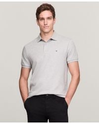 Tommy Hilfiger - Regular-fit Liquid Cotton Collar Stripe Detail Polo Shirt - Lyst