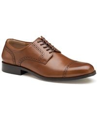 Johnston & Murphy - Harmon Cap Toe Oxford Shoes - Lyst