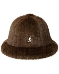 Kangol - Faux Fur Casual Bucket Hat - Lyst