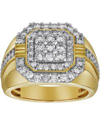 LuvMyJewelry - Golden Gloves Natural Certified Diamond 1.75 Cttw Round Cut 14k Gold Statement Ring - Lyst