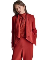 BCBGMAXAZRIA - Open-front Collared Jacket - Lyst