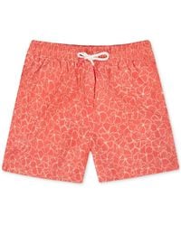 Sunset and Vine - Sunset And Vines Floral Woven Swim Trunks - Lyst