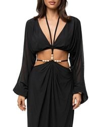 JLUXLABEL - Selene Draped Top - Lyst