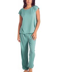 iCollection - Plus Size Soft Breathable Pajama Set - Lyst