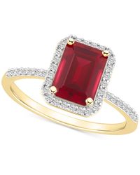 Macy's - Lab-created Ruby (2 Ct. T.w. - Lyst