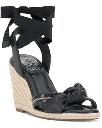 Vince Camuto - Floriana Lace-up Espadrille Wedge Sandals - Lyst
