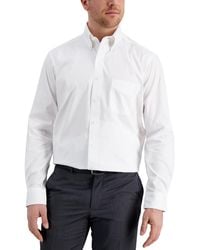 Club Room - Regular Fit Cotton Pinpoint Dress Shirt, Created For Macy's - Lyst