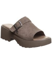 BEARPAW - Frances Platform Wedge Sandals - Lyst