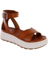 MIA - Hana Platform Sandals - Lyst