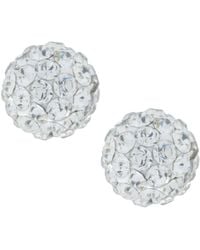 Macy's - Multicolor Crystal Pave Ball Cluster Stud Earrings - Lyst