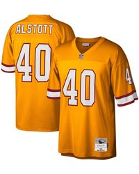 Mitchell & Ness - Mike Alstott Tampa Bay Buccaneers Big And Tall 1996 Retired Player Replica Jersey - Lyst