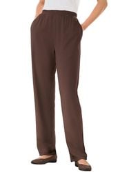 Woman Within - Within Tall 7-day Knit Straight Leg Pant - Lyst
