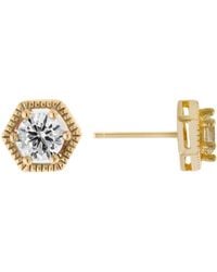 Giani Bernini - Cubic Zirconia Post Stud Earrings - Lyst