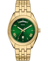 Fossil - Campbell Three-hand Day-date Stainless Steel Watch - Lyst