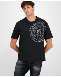 Guess - Relaxed Fit Short Sleeve Crewneck Letter Pressed Graphic T-shirt - Lyst