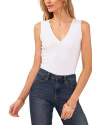 Vince Camuto - Open-back Sleeveless V-neck Top - Lyst