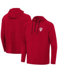Antigua - Indiana Hoosiers Spikes Quarter-zip Hoodie - Lyst
